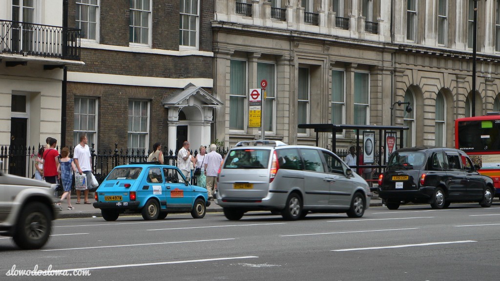Fiat 126p w Londynie