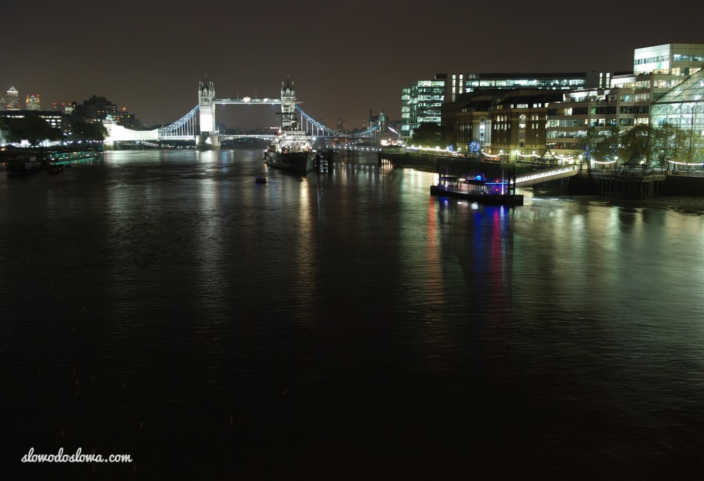 Londyn wieczorową porą