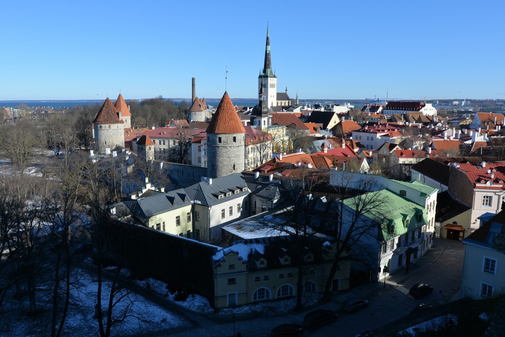 Tallin - panorama ze wzgórza