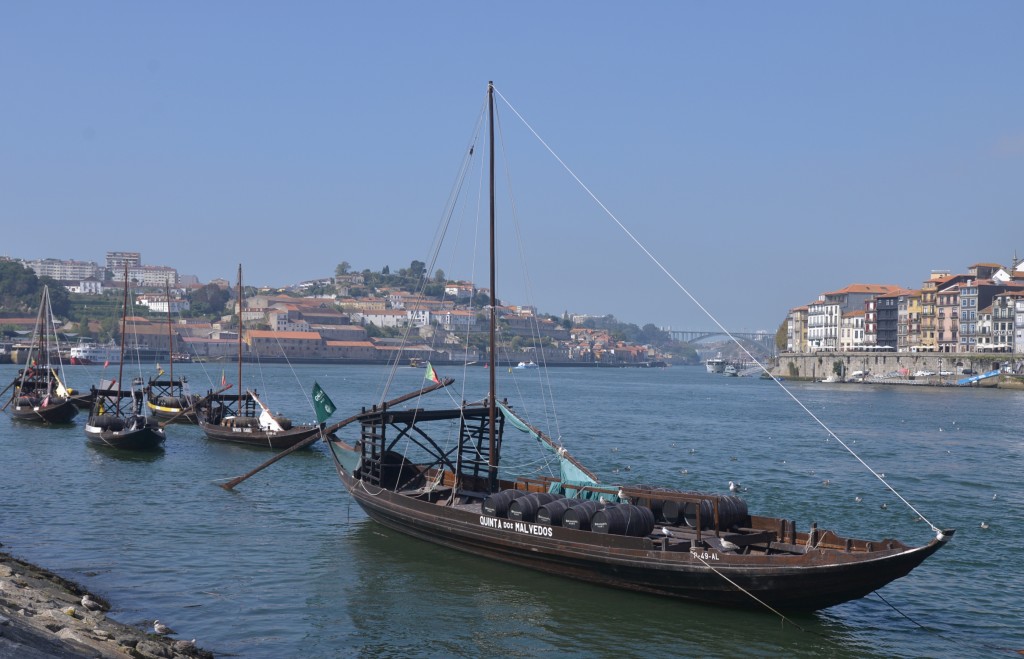 Porto, łodzie na porto