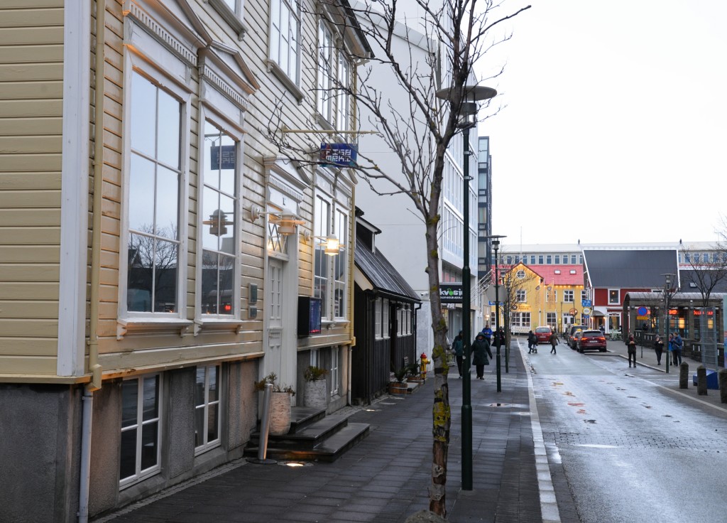 Reykjavik - w bocznej uliczce