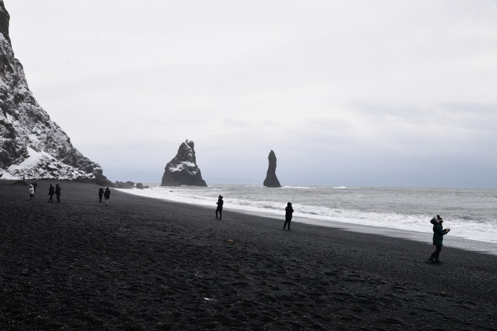 Widok z Czarnej plaży, Islandia