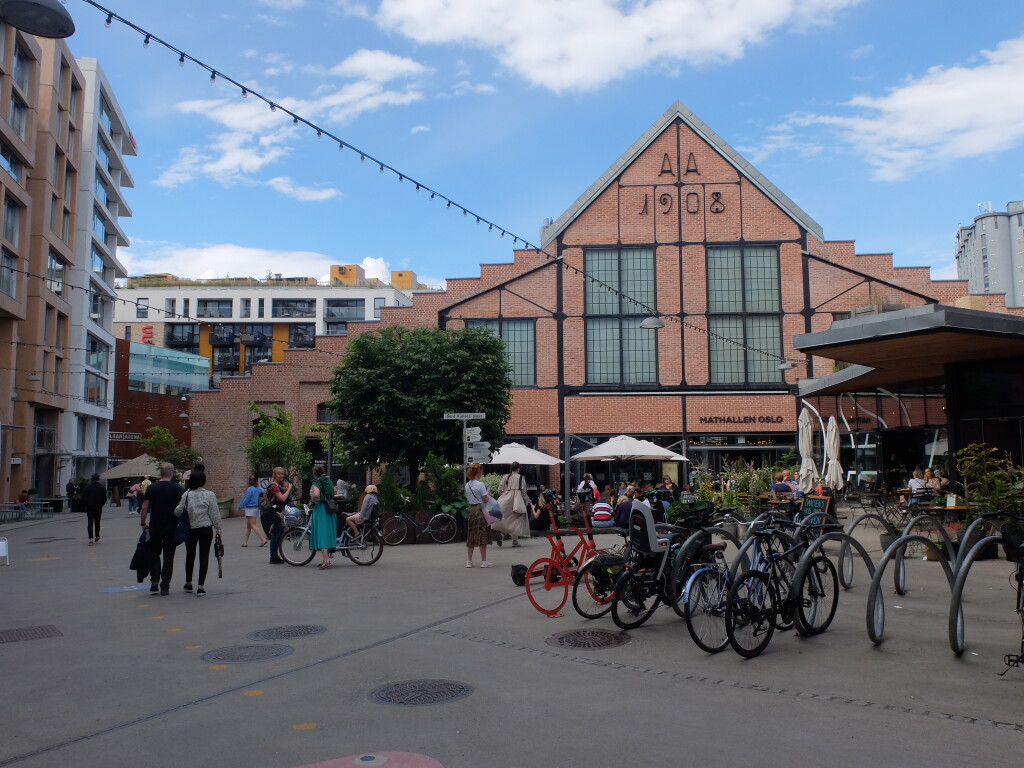 Food market, street food, Mathallen, Oslo