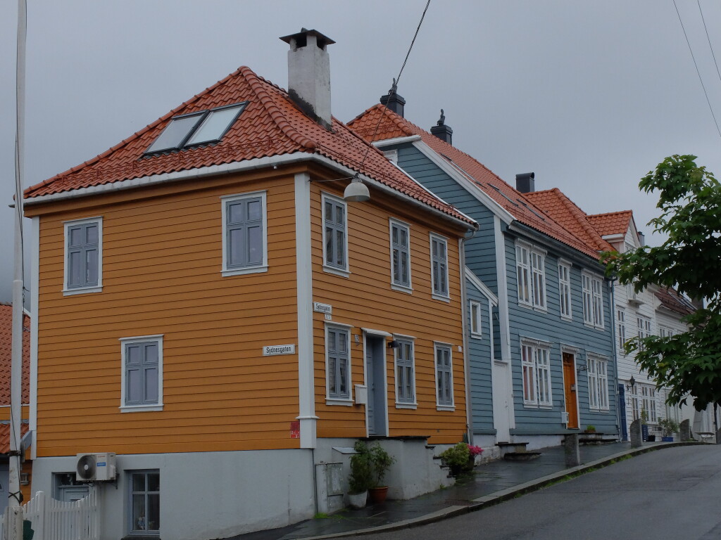 Tradycyjna zabudowa w Bergen