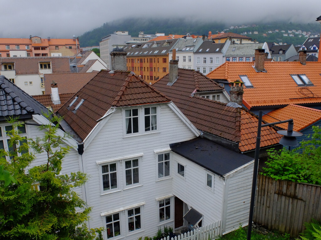 Panorama na miasto, Bergen