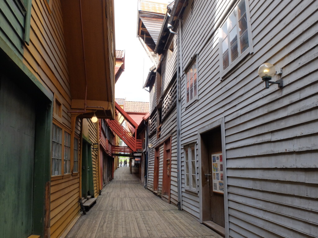 Drewniana zabudowa w Bergen